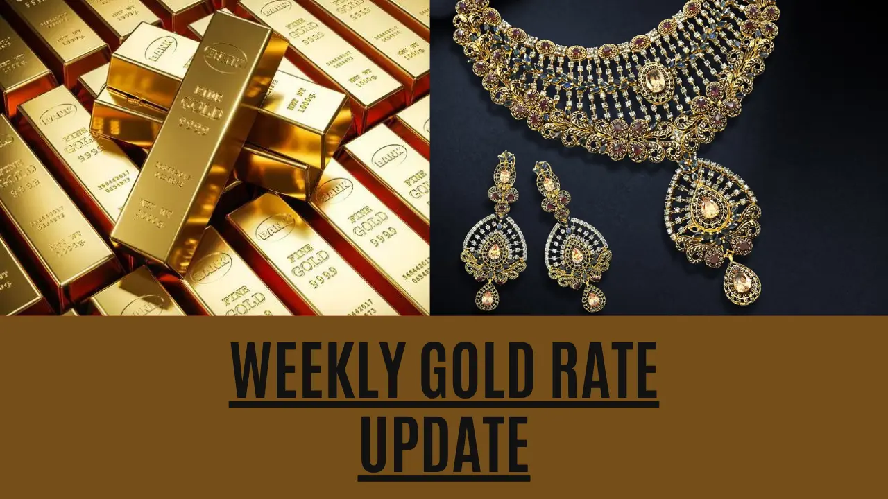 weekly gold rate update by silverrate.pk