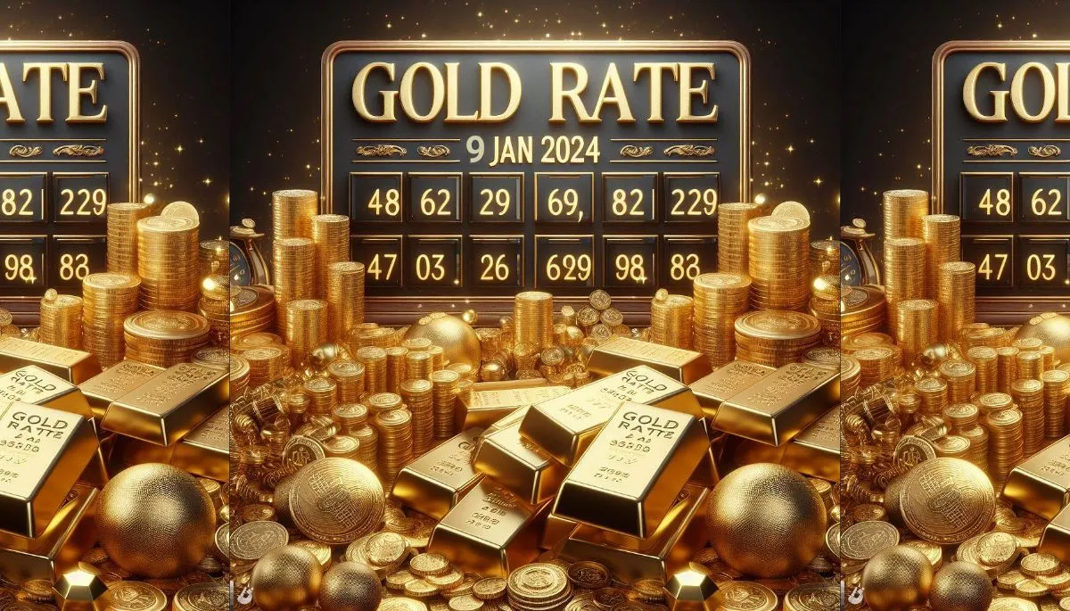 gold rate today 9 january 2024