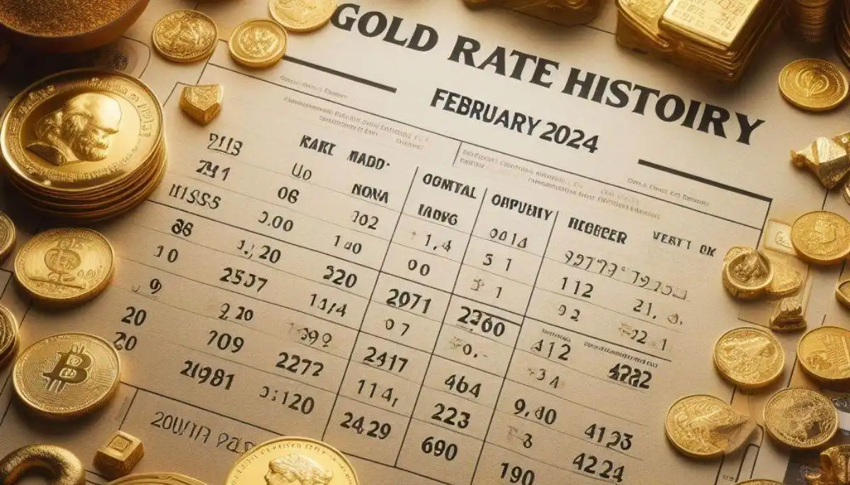 gold rate history February 2024